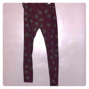 Lularoe Elephant print leggings